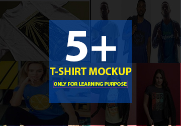 T-Shirt Mockup Bundle 08